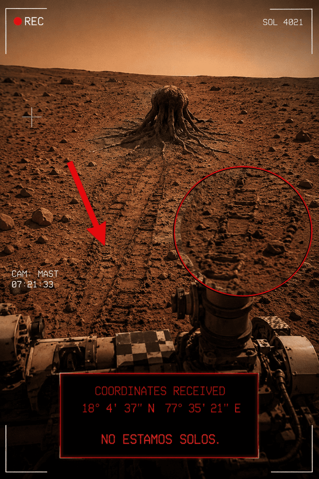 LA COSA QUE CURiosity ENCONTRÓ EN MARTE